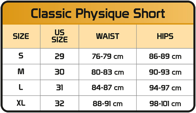  Narcizo NPC Classic Physique Shorts
