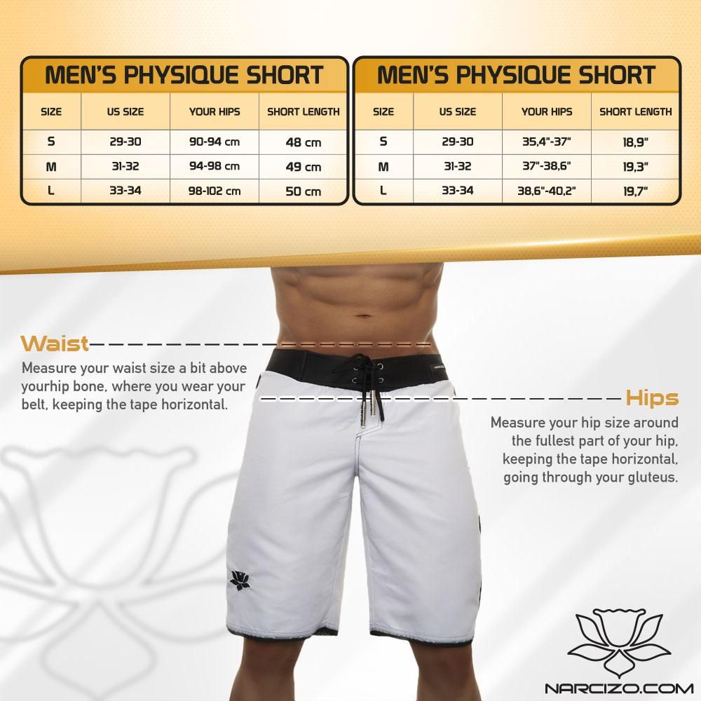 mens physique board shorts