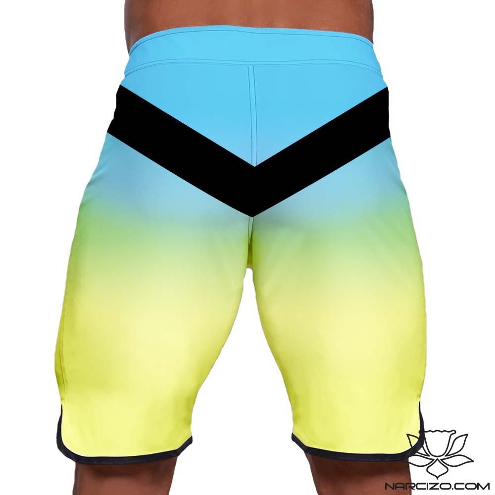 Booty Swim Shorts in Lime