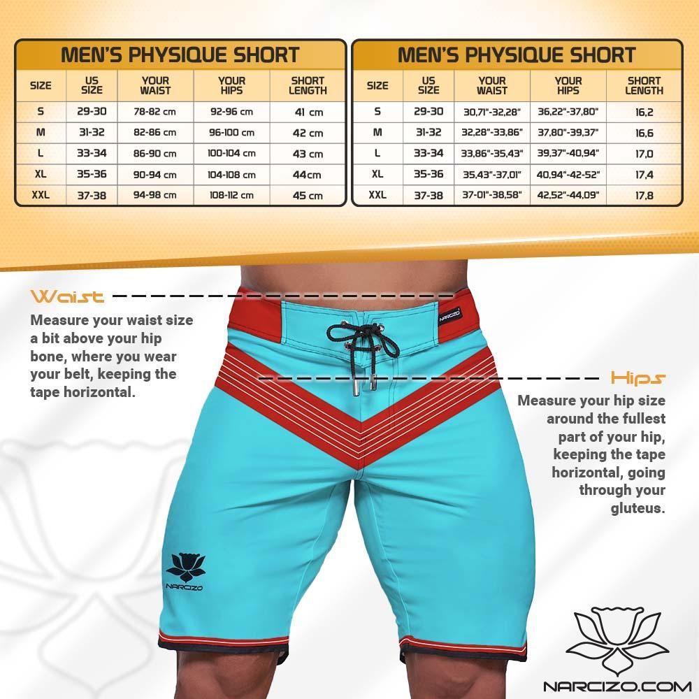 www.narcizo.com - Men's Physique Competition Shorts